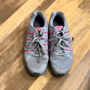 Nike Women's Grayish BlueSneakers with Pink Accents